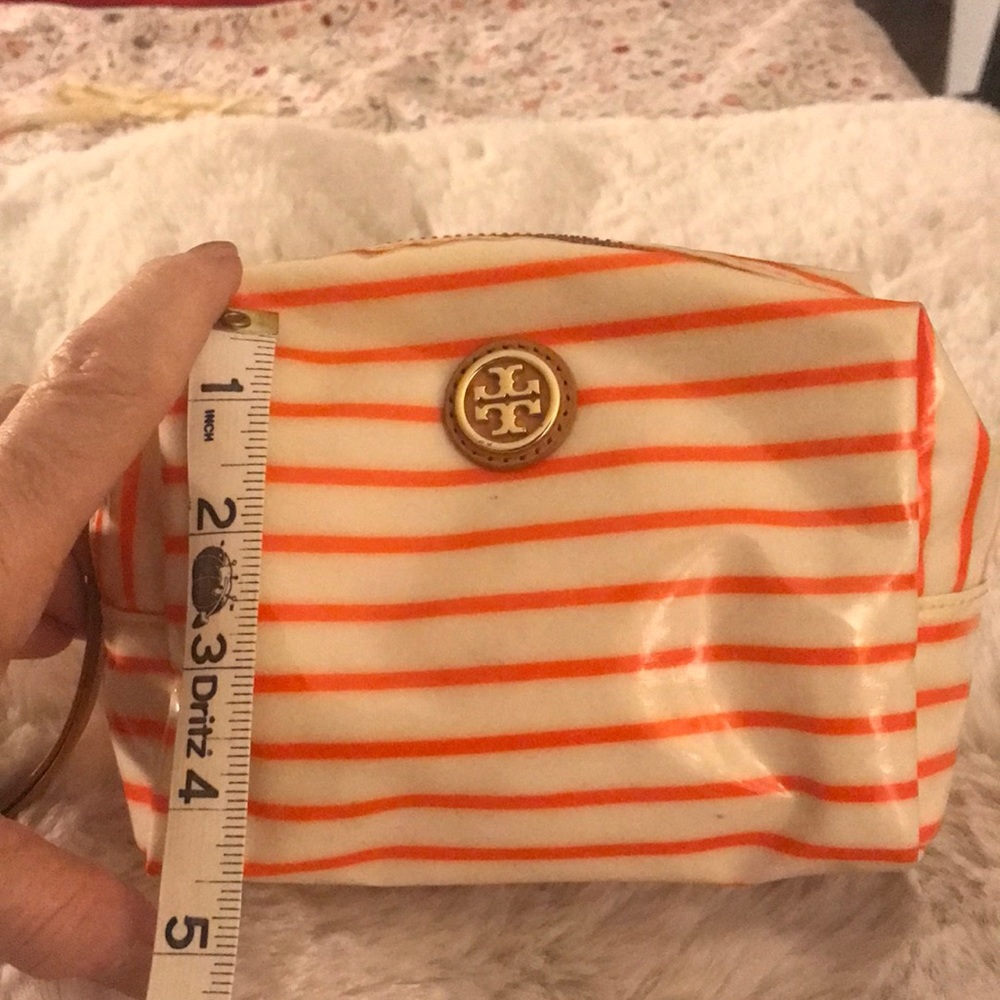 TORY BURCH makeup plastic bag used